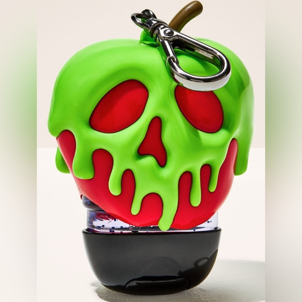 NWT B&BW Evil Queen Disney Villain Poison Apple Pocketbac Keychain & REFILL - Picture 2 of 9